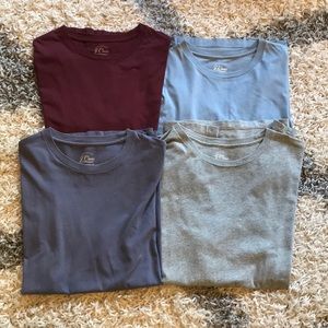 J. Crew Broken In Small Short Sleeve T 4 Pack